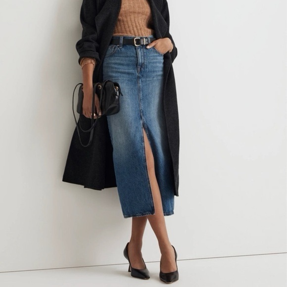Madewell Dresses & Skirts - Madewell Denim Mid-Rise Maxi Skirt in Pratt Wash size 29